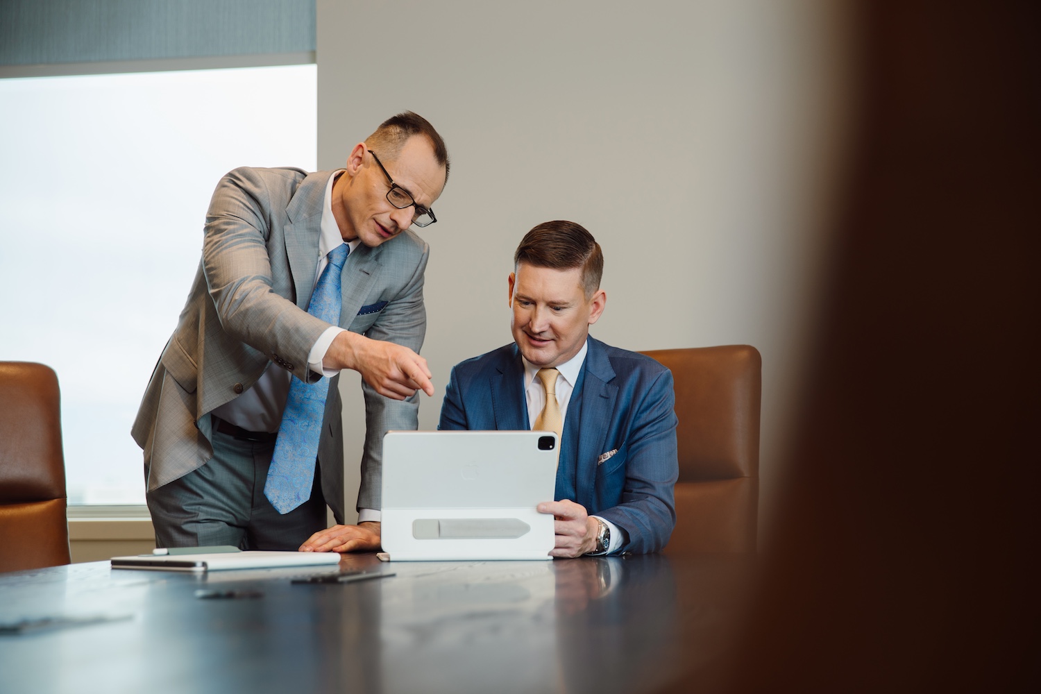 Dr. Tek and Dr. Endress virtual consultation